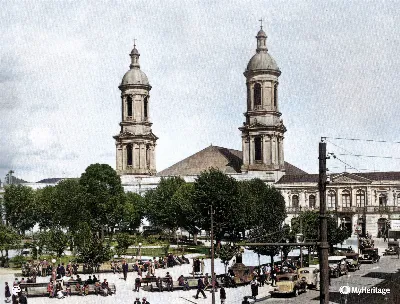 Plaza de Armas de Concepción en 1920 — Plaza Independencia de Concepción — 1920 | Chile de Ayer