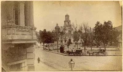 Plaza de Armas de Santiago, 1888 — Plaza de Armas de Santiago — 1888 | Chile de Ayer
