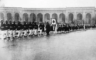 Funeral de Manuel Torres Boonen, 1931 — Cementerio General de Santiago — 1931 | Chile de Ayer
