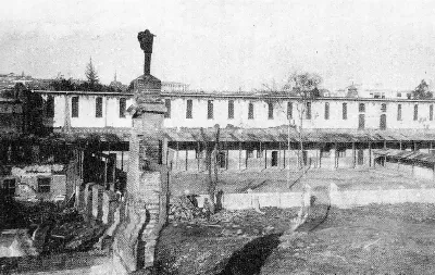 Incendio Colegio Padres Franceses 1920 — Colegio de los Sagrados Corazones de la Alameda — 1920 | Chile de Ayer