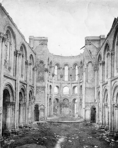 Incendio Colegio Padres Franceses 1920 — Colegio de los Sagrados Corazones de la Alameda — 1920 | Chile de Ayer