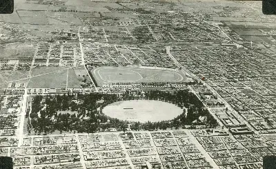 Vista Área Santiago en 1931 — Club Hípico de Santiago — 1931 | Chile de Ayer