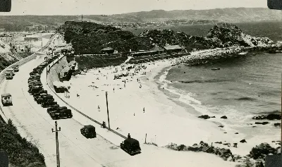 Playa las Salinas en 1931 — Playa Las Salinas — 1931 | Chile de Ayer