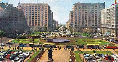 Plaza Bulnes 1970 — Plaza Bulnes — 1970 | Chile de Ayer