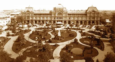Plaza de Armas de Santiago, 1890 — Plaza de Armas de Santiago — 1890 | Chile de Ayer