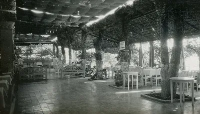 Restaurant Apoquindo, C.a 1930 — Hotel Apoquindo — 1930 | Chile de Ayer
