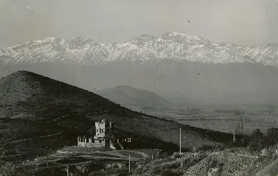 Cordillera de los Andes, C.a 1930 — Cerro San Cristóbal — 1931 | Chile de Ayer