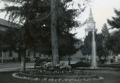 Iglesia San Francisco C.a 1930 — Iglesia San Francisco — 1930 | Chile de Ayer