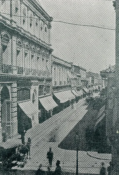 Calle Ahumada 1890 — Calle Ahumada — 1890 | Chile de Ayer