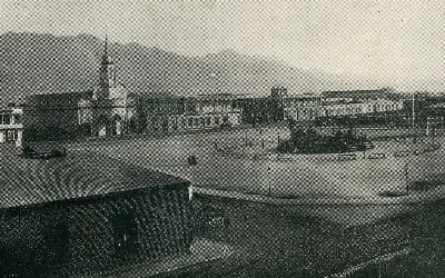 Plaza de Armas de Antofagasta, 1890 — Plaza Colón — 1887 | Chile de Ayer