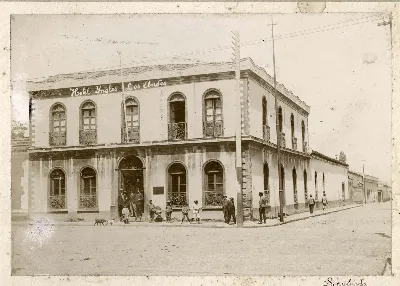 Hotel Inglés de Los Andes, ca. 1910 — 1910 | Chile de Ayer