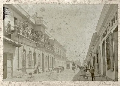 Calle en Los Andes, ca. 1910 — 1910 | Chile de Ayer