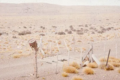 Paisaje árido de la Patagonia en 1941