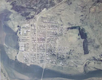 Tirúa desde el aire, 1987 — Tirúa — 1987 | Chile de Ayer