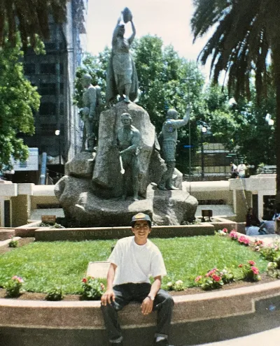 Plaza Aníbal Pintod e Temuco en 1995 — Plaza Aníbal Pinto — 1995 | Chile de Ayer
