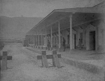 Estacion de trenes de Antofagasta, 1890 — Estación Ferrocarril Salitrero — 1890 | Chile de Ayer