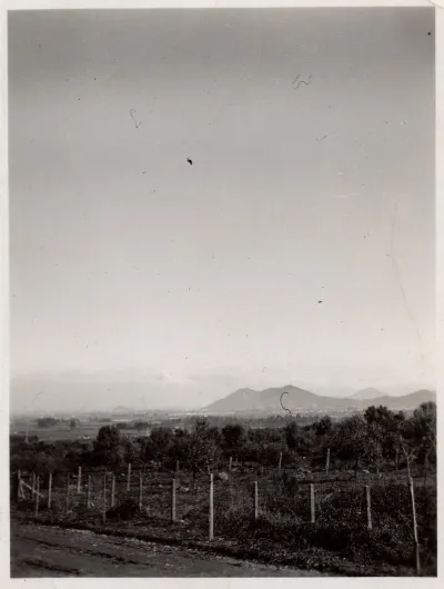 Santiago oriente desde La Reina, 1939 — La Reina — 1939 | Chile de Ayer