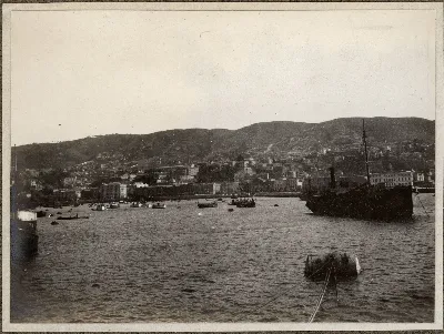 Valparaíso desde el Fylgia, ca. 1923 — Bahía de Valparaíso — 1923 | Chile de Ayer