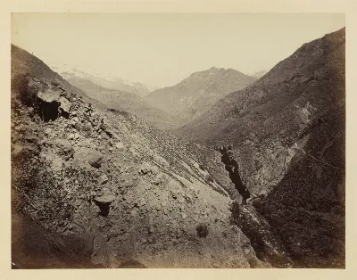 Valle cerca de Termas de Cauquenes, ca. 1868 — 1865 | Chile de Ayer