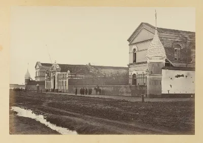 Escuela de Artilleria Santiago, ca. 1868 — 1865 | Chile de Ayer