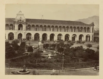 Plaza Mayor o Plaza de Armas de Santiago, ca. 1868 — 1865 | Chile de Ayer