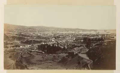 Vista general de Valparaíso, 1868 — 1865 | Chile de Ayer