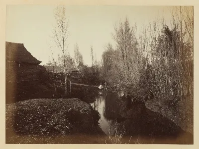 Paisaje en alrededores de Santiago, 1868 — 1865 | Chile de Ayer