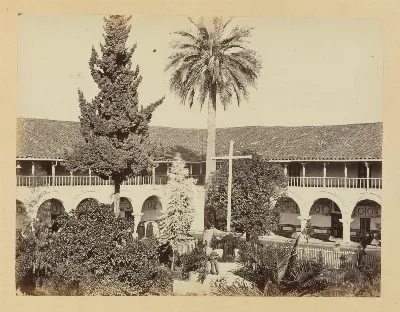 Claustro San Francisco en Santiago, 1868 — 1865 | Chile de Ayer