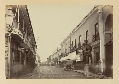 Calle Estado de Santiago, 1868 — 1865 | Chile de Ayer