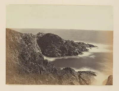 Rocas de Playa Ancha, Valparaíso, 1868 — 1865 | Chile de Ayer