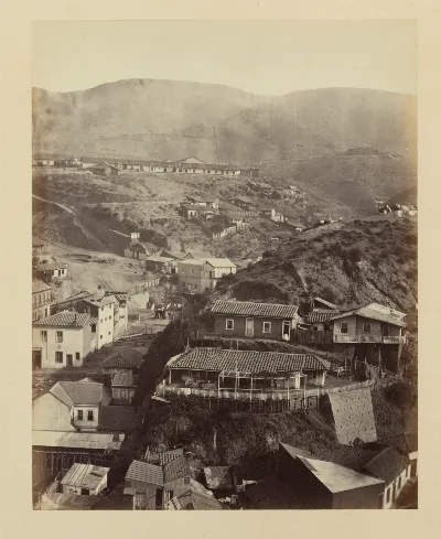Cerros de Valparaíso, 1868 — 1865 | Chile de Ayer