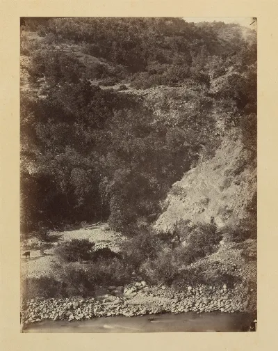 Vista de una ladera, Machalí, 1868 — 1865 | Chile de Ayer