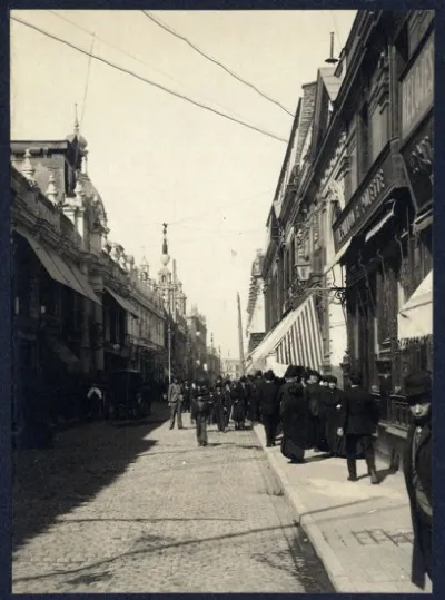 Calle Estado de Santiago en el año 1906 — 1906 | Chile de Ayer