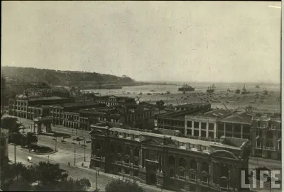 Valparaíso desde la torre del edificio del Diario La Unión, ca. 1920s — 1920 | Chile de Ayer