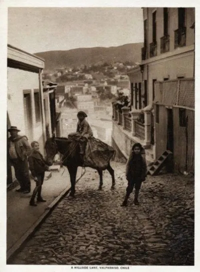 Subida Artillería en 1916, Valparaíso — 1916 | Chile de Ayer