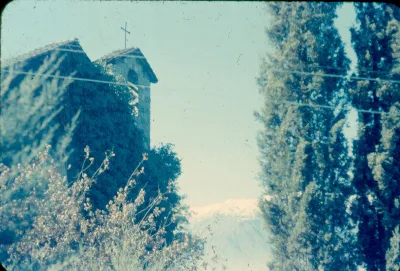 Santuario Cerro San Cristobal, 1958 — Santuario de la Inmaculada Concepción — 1958 | Chile de Ayer