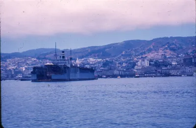 Valparaíso desde el mar, 1953 — Bahía de Valparaíso — 1953 | Chile de Ayer