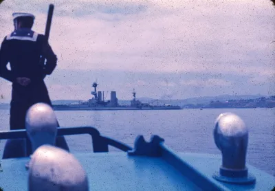 Valparaíso, ejercicios de la Armada de Chile, 1953 — Bahía de Valparaíso — 1953 | Chile de Ayer