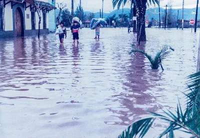 Inundación de Nancagua, 1986 — Nancagua — 1986 | Chile de Ayer