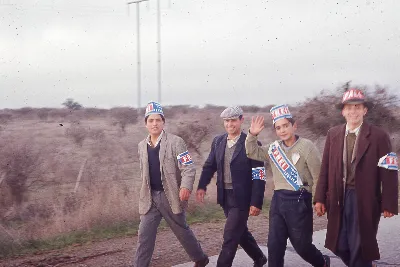 Marcha de la Patria Joven campaña presidencial Eduardo Frei Montalva, 1964 — 1964 | Chile de Ayer