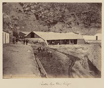 Pique minero de Cerro Tamaya, 1860 — 1860 | Chile de Ayer