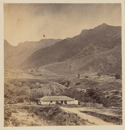 Vista en la Isla Robinson Crusoe, 1860 — 1860 | Chile de Ayer