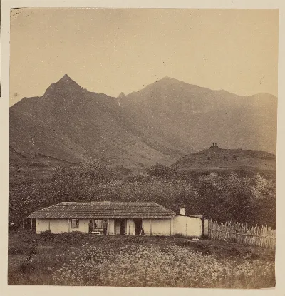 Vista de la Isla Robinson Crusoe, 1860 — 1860 | Chile de Ayer