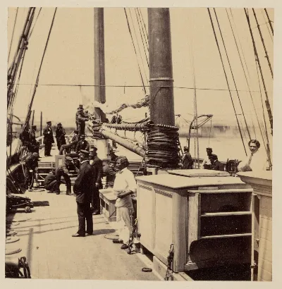 Escena a bordo del "Dart", 1860 — 1860 | Chile de Ayer