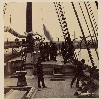 Escena a bordo del "Dart", 1860 — 1860 | Chile de Ayer