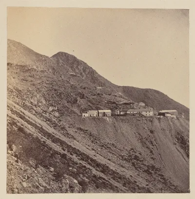 Vista del Mineral Tamaya, 1860 — 1860 | Chile de Ayer