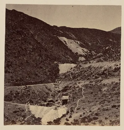 Escena en Tamaya, camino desde Tongoy, 1860 — 1860 | Chile de Ayer