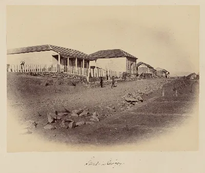 Calle en Tongoy, 1860 — 1860 | Chile de Ayer
