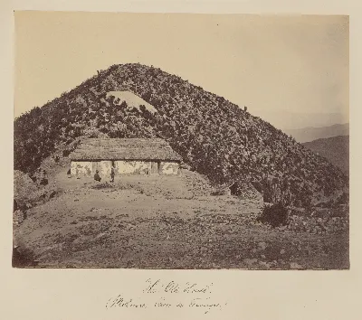 La casa vieja, Mollacas, Cerro Tamaya, 1860 — 1860 | Chile de Ayer