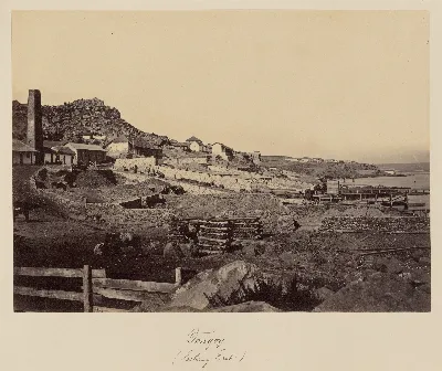 Tongoy, mirando al este, 1860 — 1860 | Chile de Ayer